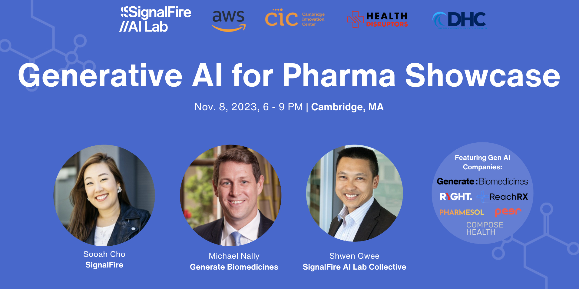 #GenAI4Pharma: Startup Showcase 2023