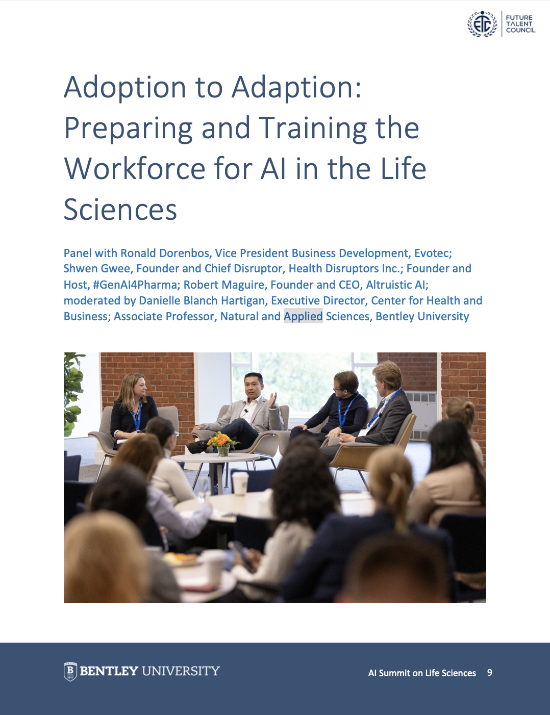 AI Summit on Life Sciences
